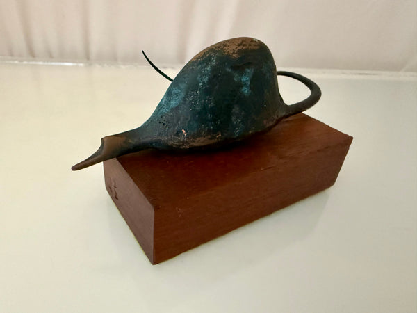 Gene Boydの作品、ホーク、超精密木彫像の美術工芸品、アンティーク