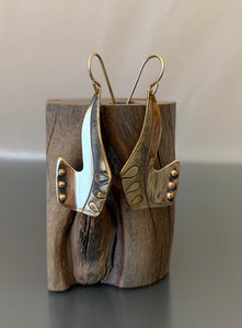 Vintage Earrings Bronze