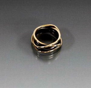 Men's Bronze Wrap Ring - JACK BOYD ART STUDIO and RON BOYD DESIGNS