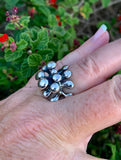 Ring Sterling Silver Large Grapevine