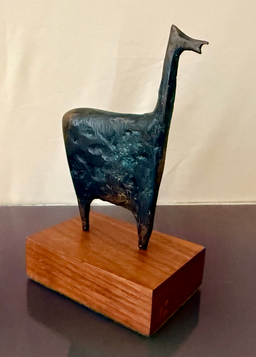 Vintage Sculpture Mini Llama by Jack Boyd