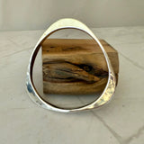 Sterling Silver Large Gauge Triangle Shape Bracelet