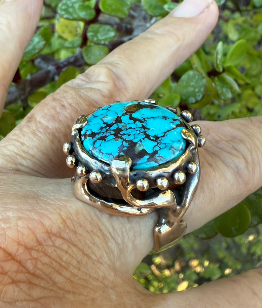 Ring Organic with Turquoise