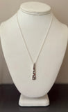 Necklace Sterling Silver with Cubic Zirconia