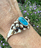 Bracelet Bronze with Kingman Turquoise