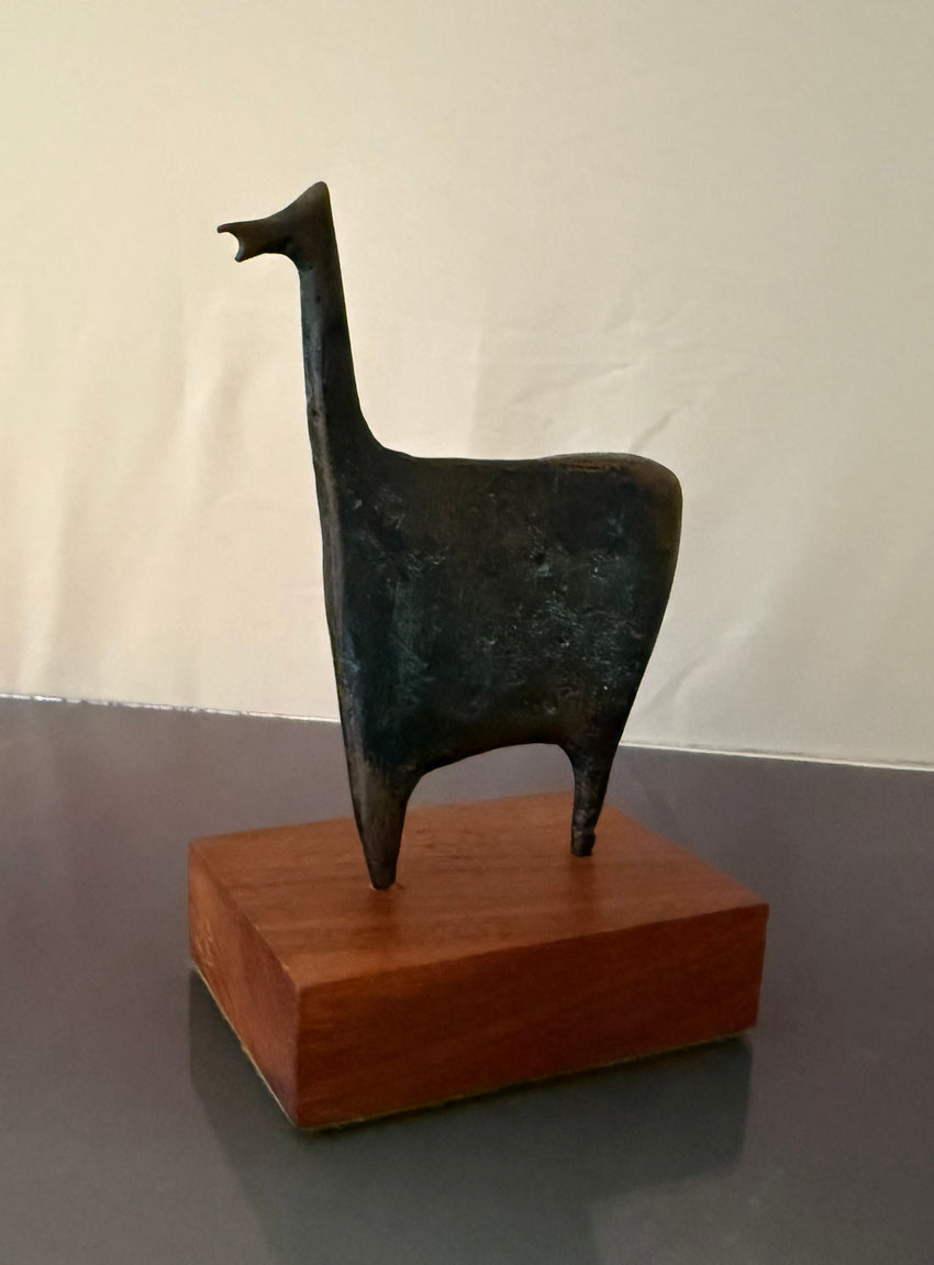 Vintage Sculpture Mini Llama by Jack Boyd