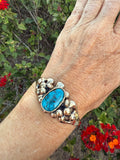 Bracelet Bronze with Kingman Turquoise