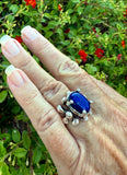 Ring Sterling Silver with Lapis