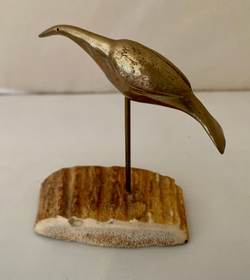 Vintage Sculpture Shorebird