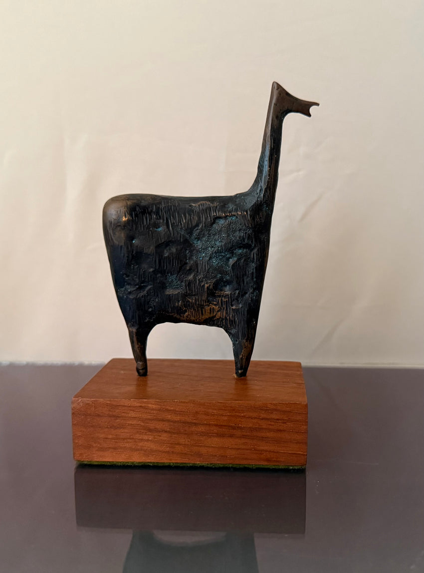 Vintage Sculpture Mini Llama by Jack Boyd