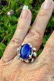 Ring Sterling Silver with Lapis