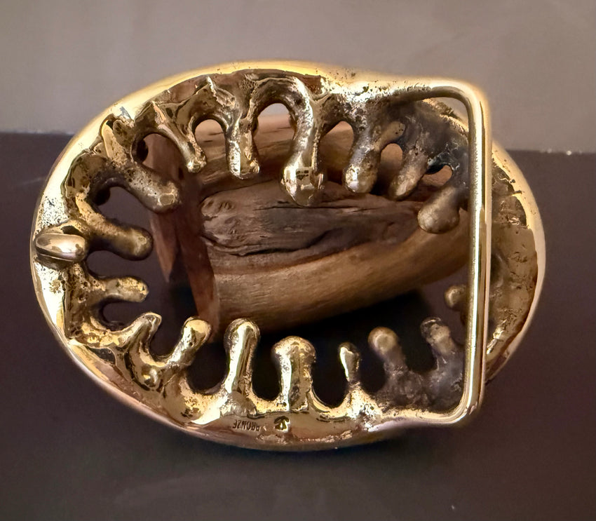 Vintage Belt Buckle Bronze - JACK BOYD ART STUDIO & RON BOYD DESIGNS