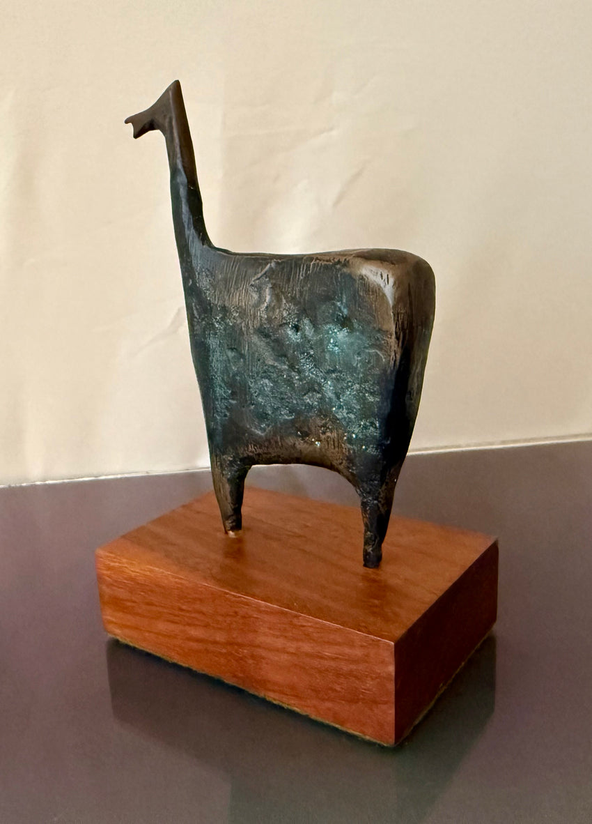 Vintage Sculpture Mini Llama by Jack Boyd