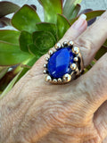 Lapis Bronze Ring