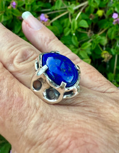 Ring Lapis Sterling Silver