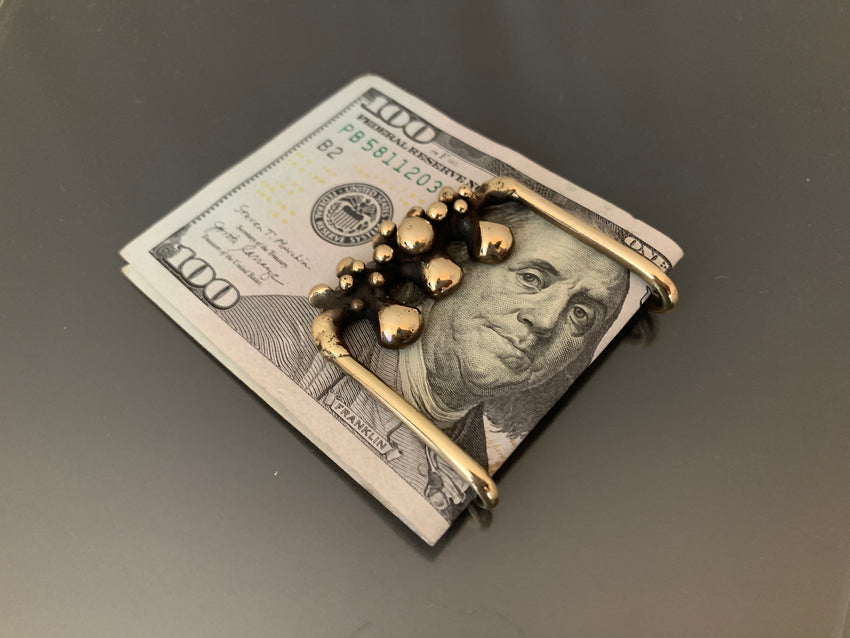 Vintage Money Clip Bronze