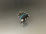 Ring Sterling Silver with Blue Moon Turquoise - JACK BOYD ART STUDIO and RON BOYD DESIGNS