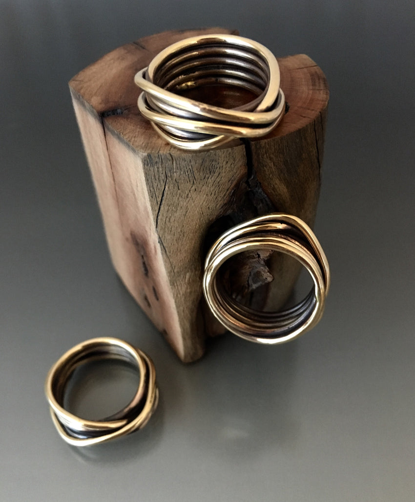 Men's Bronze Wrap Ring - JACK BOYD ART STUDIO and RON BOYD DESIGNS