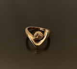Vintage Bronze Citrine Ring