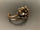 Vintage Bracelet Bronze with Pearl
