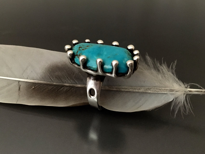Sterling Silver with Kingman Turquoise