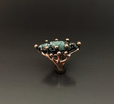 Bronze No 8 Turquoise Ring