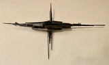 Vintage Abstract Steel Wall Sculpture by Jack Boyd