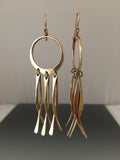 "Dream Catcher" bronze earrings - JACK BOYD ART STUDIO and RON BOYD DESIGNS