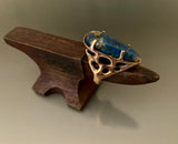 Ring Bronze with Denim Lapis