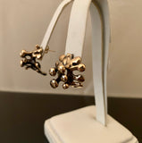 Earrings Bronze Bauble on Post