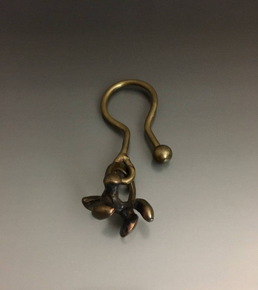 Antique Key Charm, Antique Bronze Key Charm