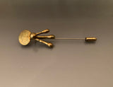 Vintage Bronze Lapel Pin by Jack Boyd