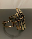 Vintage Bronze Cuff Bracelet