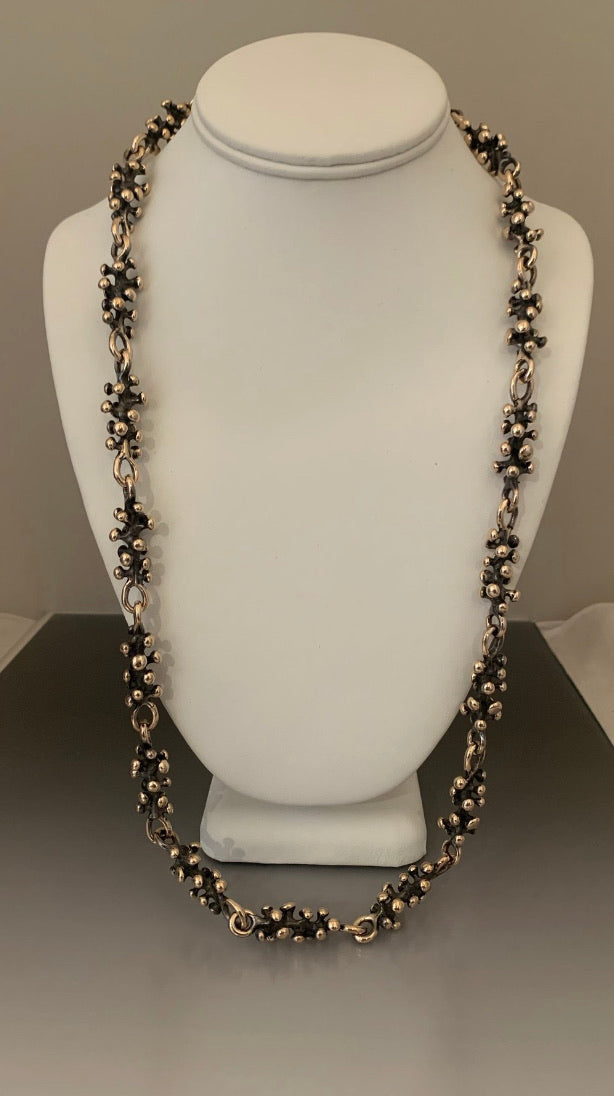 Necklace Bronze Grapevine Links