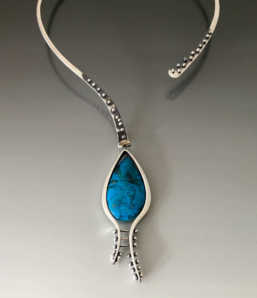 Sterling Silver and Kingman Turquoise - JACK BOYD ART STUDIO and RON BOYD DESIGNS
