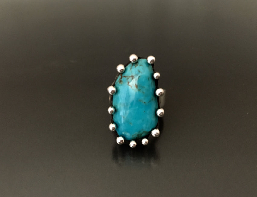 Sterling Silver with Kingman Turquoise