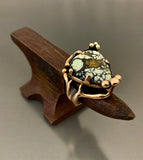 Ring Bronze Seven Dwarf Turquoise
