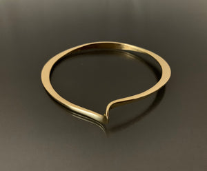 Bracelet Bronze Oval with curve