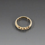 Bronze Ring with Peg Accent - JACK BOYD ART STUDIO and RON BOYD DESIGNS